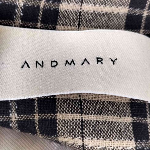 アンドマリー AND MARY Cecily Check Long Dress レディース