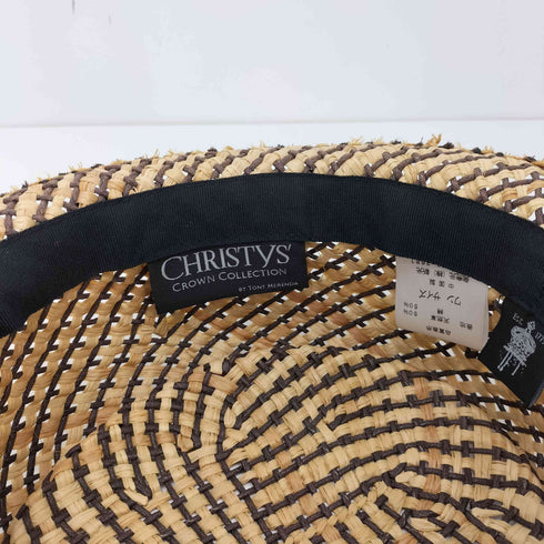 CHRISTYS CROWN ストローハット 麦わら帽子 レディース ONE SIZE