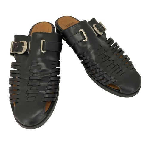 トーガビリリース TOGA VIRILIS 21SS LEATHER MESH SANDALS メンズ 43