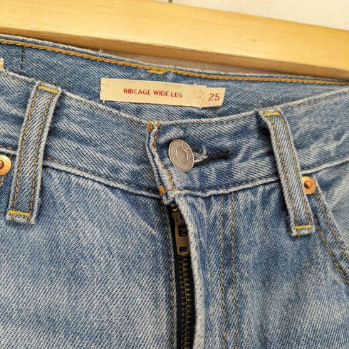 リーバイス Levis ボタン裏4309刻印 RIBCAGE WIDE LEG リブケージ ワイド レッグ レディース W25