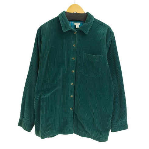 エルエルビーン L.L.Bean 裏地チェック コーデュロイ シャツジャケット メンズ import:L