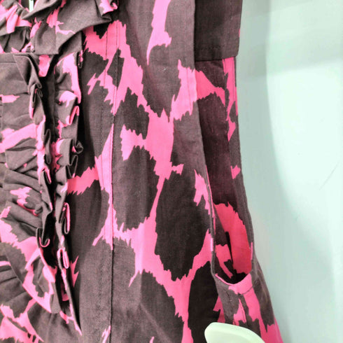 マークバイマークジェイコブス Marc by Marc Jacobs レオパード ノースリーブ ブラウス フリル レディース import:XS