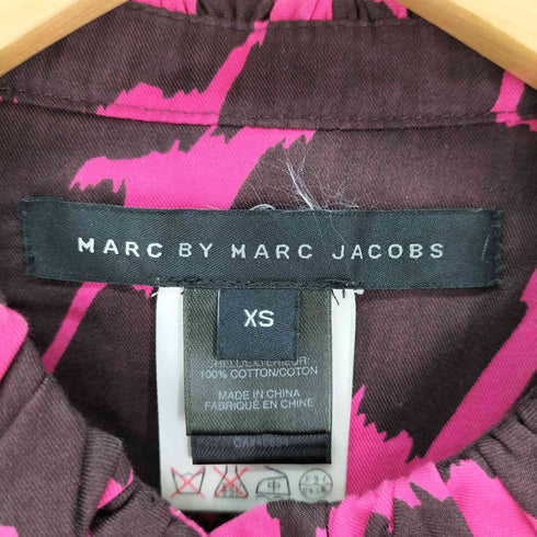 マークバイマークジェイコブス Marc by Marc Jacobs レオパード ノースリーブ ブラウス フリル レディース import:XS