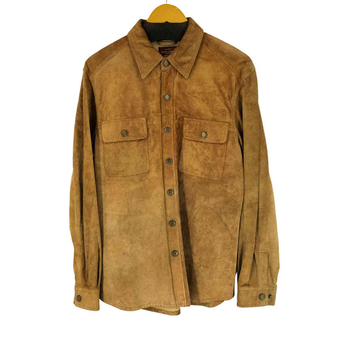 エディーバウアー Eddie Bauer 90S SEATTLE SUEDE ウェード トラッカージャケット メンズ import:S
