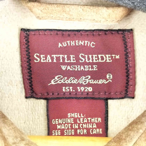 エディーバウアー Eddie Bauer 90S SEATTLE SUEDE ウェード トラッカージャケット メンズ import:S