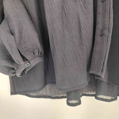 コントワーデコトニエ COMPTOIR DES COTONNIERS ワッシャーコットンシャツ レディース JPN:M