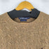 ポロバイラルフローレン Polo by RALPH LAUREN 90S スモールポニー刺繍 LAMBSWOOL ケーブル編み クルーネック セーター メンズ import:M