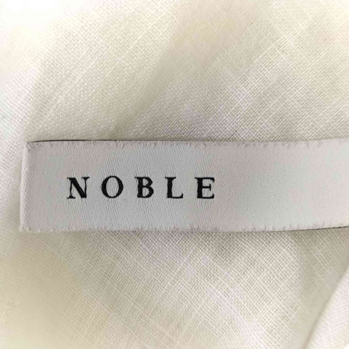 ノーブル Noble リネンオーバーコクーンシャツ レディース