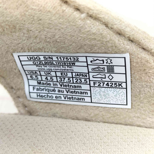 アグ UGG 26SS Goldenstar Hi Cutout Slide ゴールデンスター ハイ カットアウト スライド レディース JPN:23.5