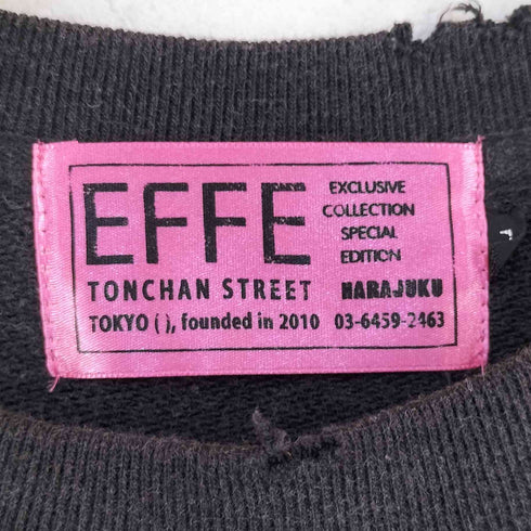 エフェクテン EFFECTEN ダメージ加工 ノースリーブ スウェット メンズ L