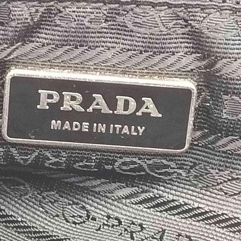 プラダ PRADA ロゴプレート レザーハンドル トートバッグ メンズ