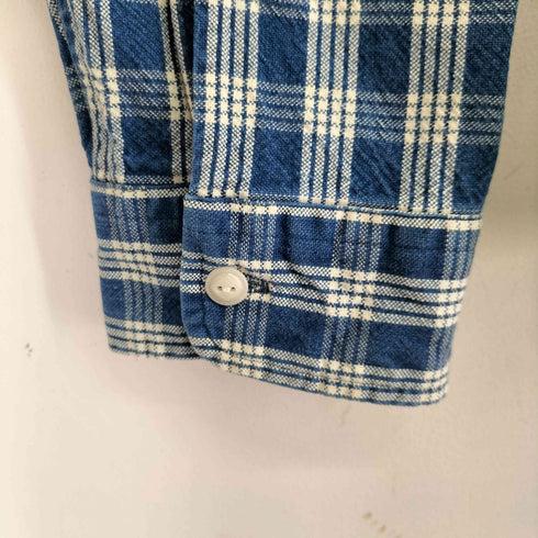ポロカントリーラルフローレン POLO COUNTRY RALPH LAUREN CLASSIC FIT INDIGO L/S チェックシャツ メンズ import:L