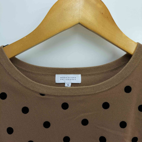 マッキントッシュフィロソフィー MACKINTOSH PHILOSOPHY ドット サマーニット レディース EUR:38