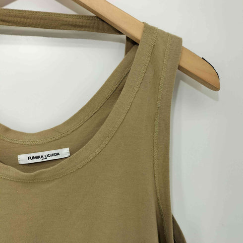 フミカウチダ FUMIKA UCHIDA DOUBLE NECK NO-SLEEVE TANKTOP レディース JPN:S