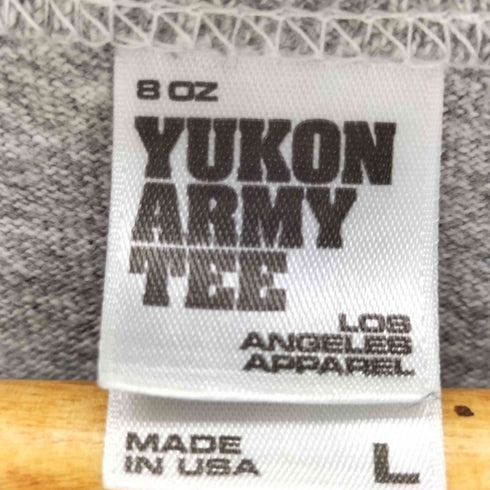 ロサンゼルスアパレル Los Angeles Apparel USA製 8oz YUKON ARMY TEE メンズ L