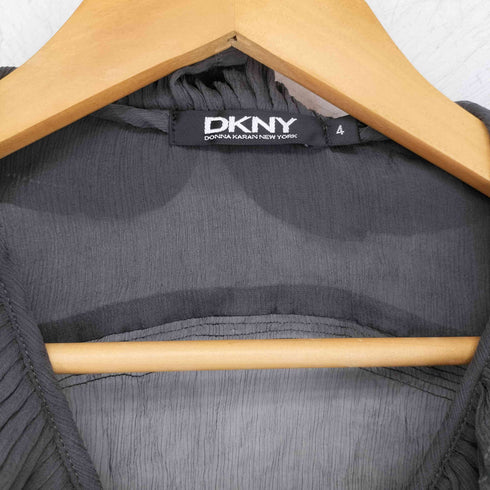 ダナキャランニューヨーク DKNY フリルデザインブラウス レディース US:4