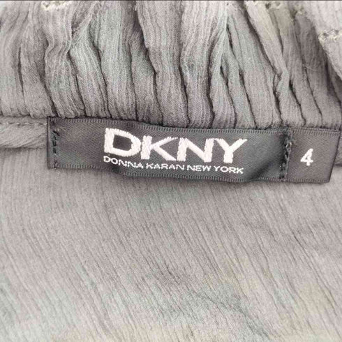 ダナキャランニューヨーク DKNY フリルデザインジャケット レディース US:4