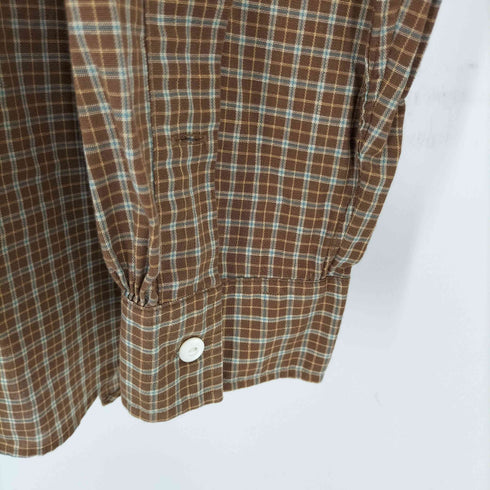 ポロバイラルフローレン Polo by RALPH LAUREN 90S バンドカラーチェックシャツ メンズ L