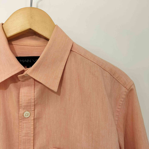 MAIN VEIN リネン マチ付 L/S シャツ メンズ JPN:1