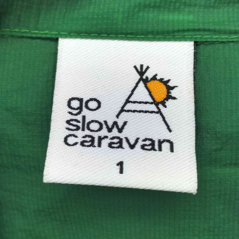 ゴースローキャラバン go slow caravan リップストップ ナイロンフーデッドジャケット レディース 1