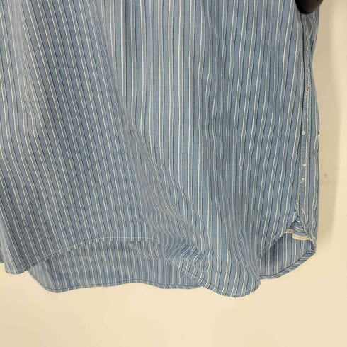 ダブルアールエルラルフローレン RRL RALPH LAUREN ストライプバンドカラーシャツ メンズ XS
