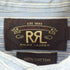 ダブルアールエルラルフローレン RRL RALPH LAUREN ストライプバンドカラーシャツ メンズ XS