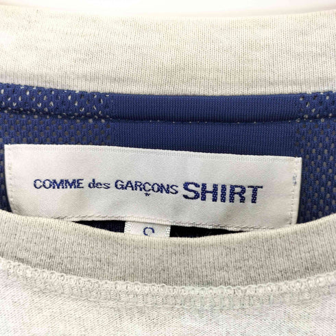 コムデギャルソンシャツ COMME des GARCONS SHIRT リバーシブルカレッジメッシュTシャツ メンズ