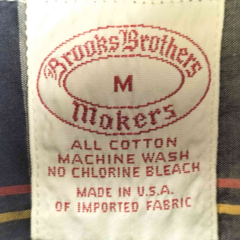 ブルックスブラザーズ BROOKS BROTHERS 90S USA製 Makers ボタンダウン チェックシャツ メンズ M