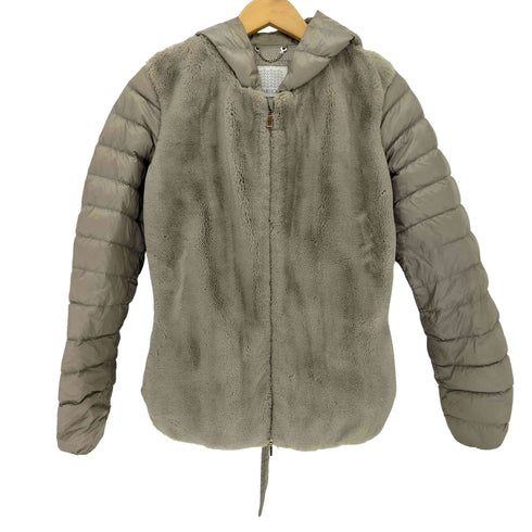 ジェオックス GEOX RESPIRA フェイクファー ベルト付き ダウンコート レディース 4
