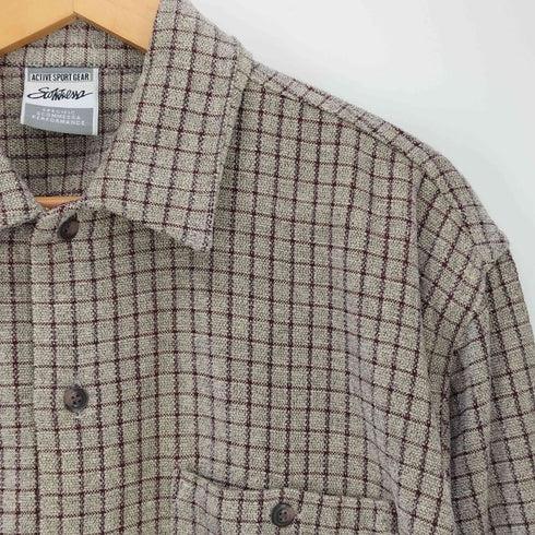 SCOMMESSA グラフチェック ネルシャツ メンズ import:M