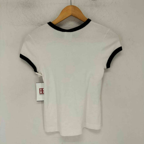 チビT キャラクタープリントリンガーTシャツ Y2K レディース import:M