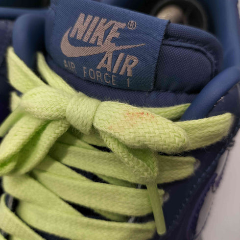 ナイキ NIKE 26SS Air Force 1 Low Patent Leather Mystic Navy/Grape Ice メンズ JPN:27.5