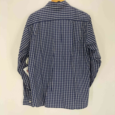 ステューシー Stussy 90S 紺タグ チェック 長袖シャツ メンズ M
