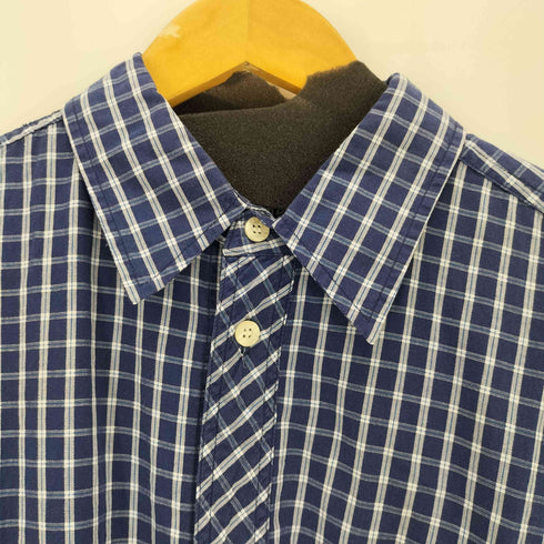 ステューシー Stussy 90S 紺タグ チェック 長袖シャツ メンズ M