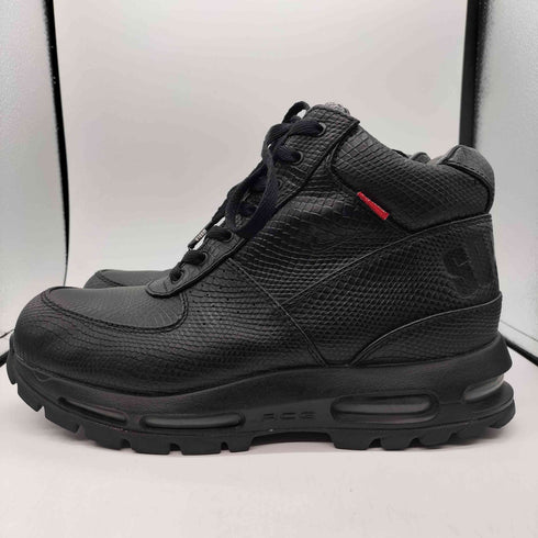 シュプリーム Supreme AIR MAX GOADOME Black Snakeskin エア マックス ゴアドーム ブラック スネーク スキン コラボ メンズ JPN:27