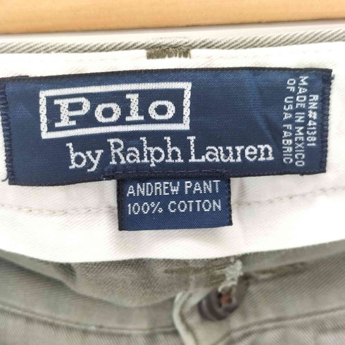 ポロバイラルフローレン Polo by RALPH LAUREN ANDREW PANT ポロチノ 2タックワイドチノパンツ メンズ 38/29