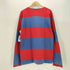 REGULAR ボーダー ダメージ ボートネック L/S Tシャツ 襤褸 メンズ import:L