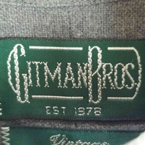 ギットマンブラザーズ GITMAN BROS. USA製 ボタンダウンシャツ メンズ 15 1/2