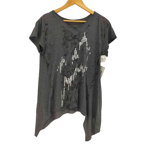 Sensounico スパンコールデザイン S/S Tシャツ レディース JPN:38