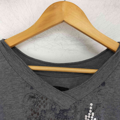 Sensounico スパンコールデザイン S/S Tシャツ レディース JPN:38