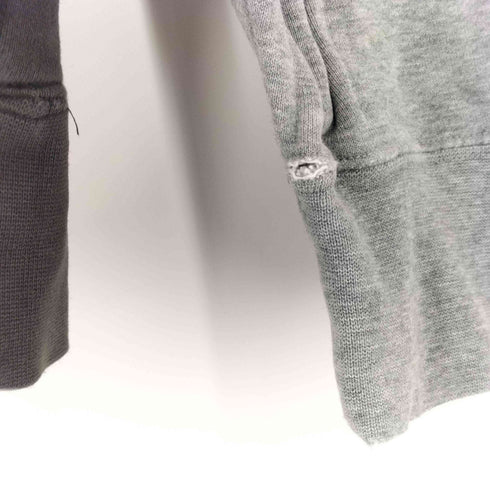 ナイキ NIKE 00S グレータグ スウッシュロゴ フロッキープリント ダメージ ラグランスリーブ スウェット メンズ import:M