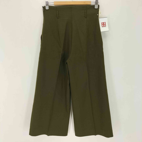 エストネーション ESTNATION ウール センタープレス ストレートスラックスパンツ レディース 38