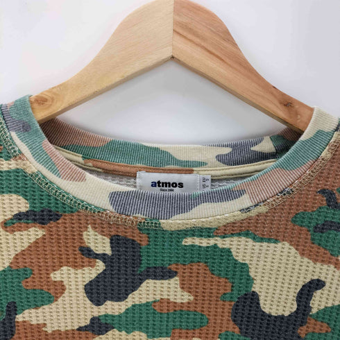 アトモス atmos 26SS Waffle LS T-shirt CAMOUFLAGE メンズ JPN:M