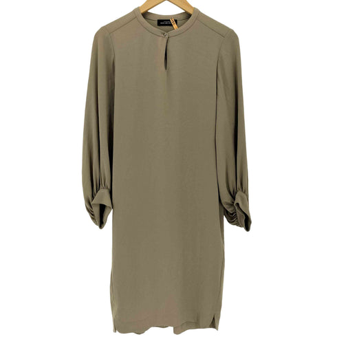 ユナイテッドアローズグリーンレーベルリラクシング UNITED ARROWS green label relaxing バンドカラーチュニックワンピース レディース