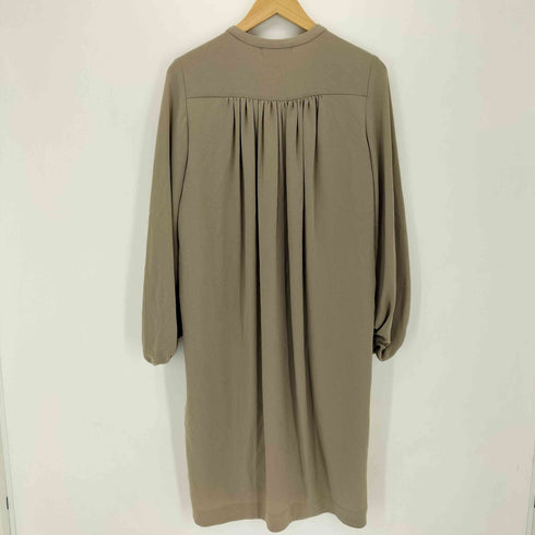 ユナイテッドアローズグリーンレーベルリラクシング UNITED ARROWS green label relaxing バンドカラーチュニックワンピース レディース