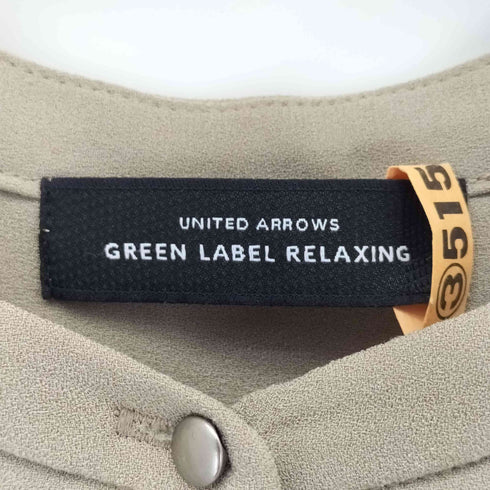 ユナイテッドアローズグリーンレーベルリラクシング UNITED ARROWS green label relaxing バンドカラーチュニックワンピース レディース