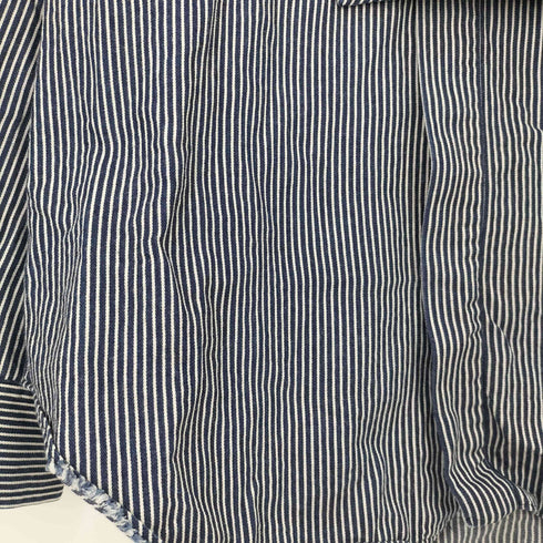 ファセッタズム FACETASM ヒッコリーストライプ プリーツシャツ PLEATS SHIRT メンズ JPN:4