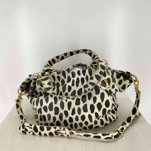 マークバイマークジェイコブス Marc by Marc Jacobs ダルメシアン柄 2WAYレザートートバッグ Y2K レディース