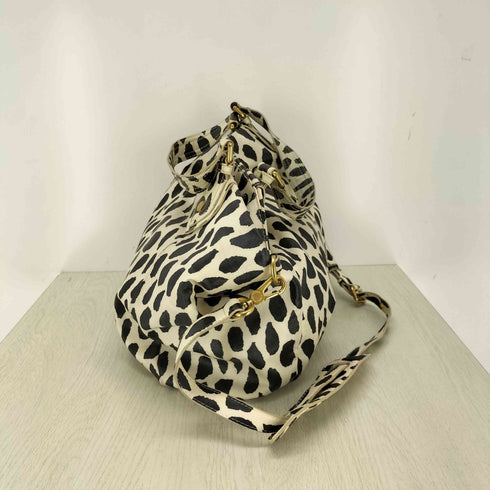 マークバイマークジェイコブス Marc by Marc Jacobs ダルメシアン柄 2WAYレザートートバッグ Y2K レディース