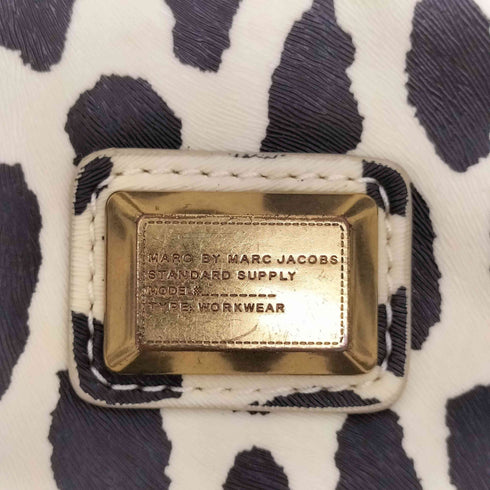 マークバイマークジェイコブス Marc by Marc Jacobs ダルメシアン柄 2WAYレザートートバッグ Y2K レディース